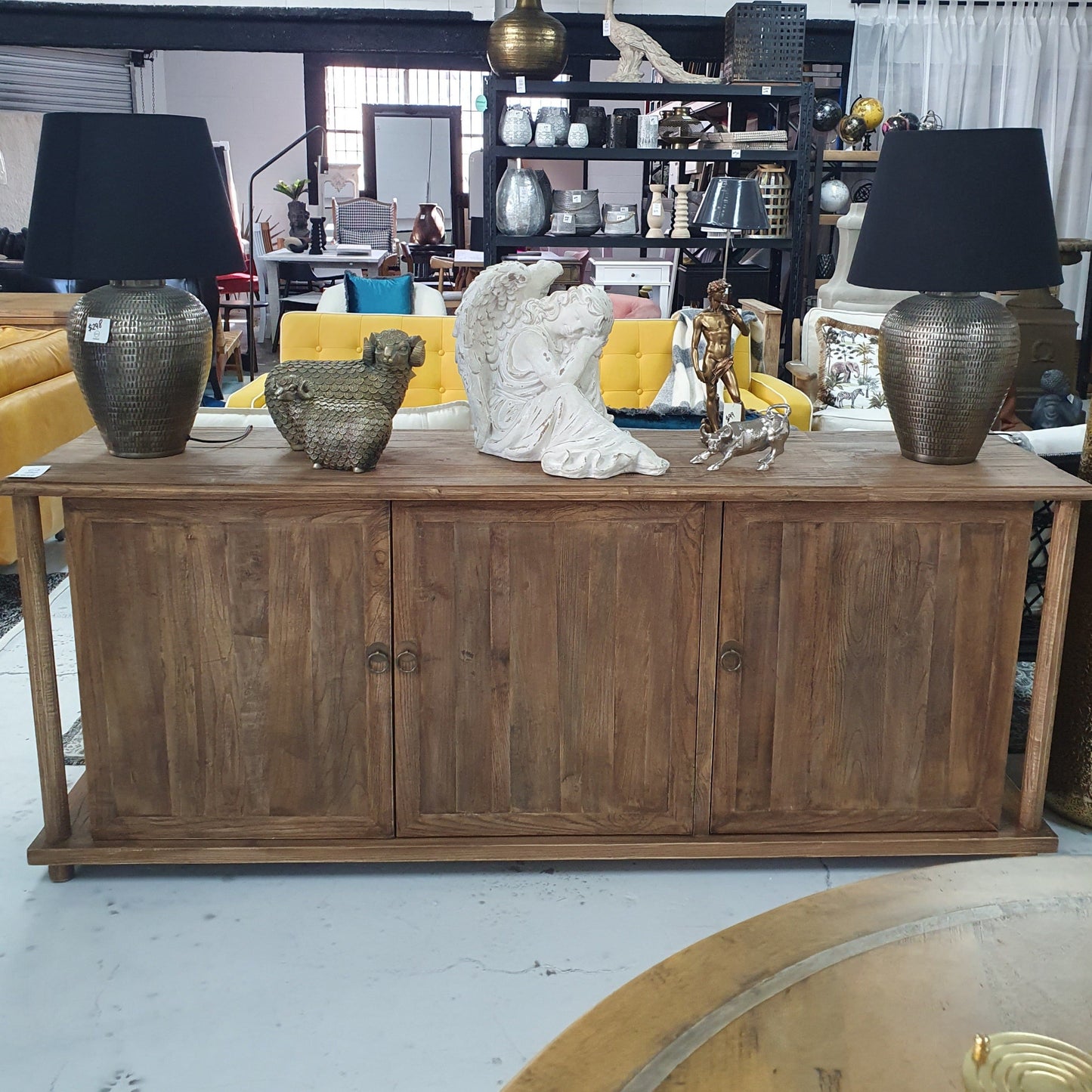 Old Elm 3 Door Sideboard