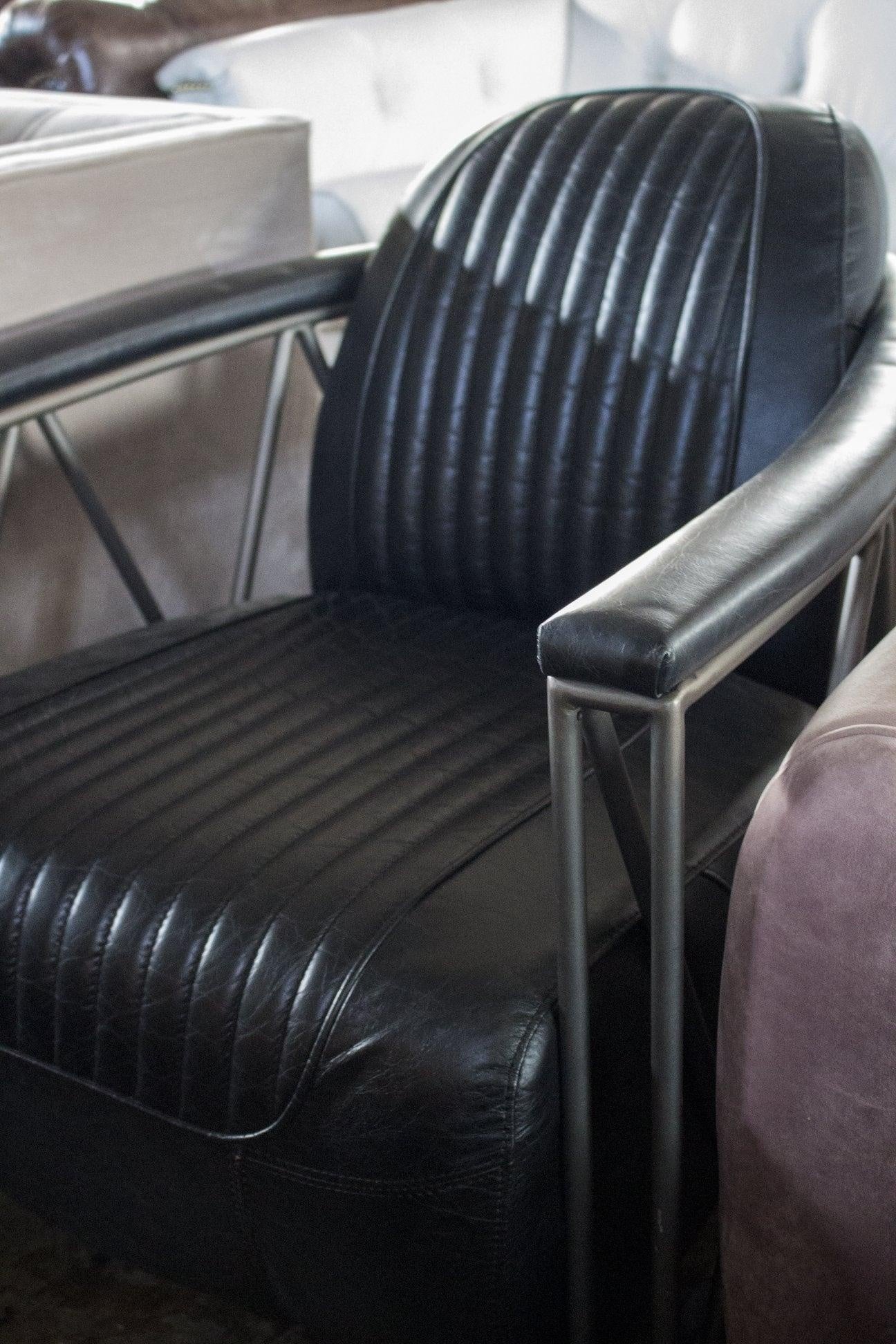 The B52 Armchair - Belon Black