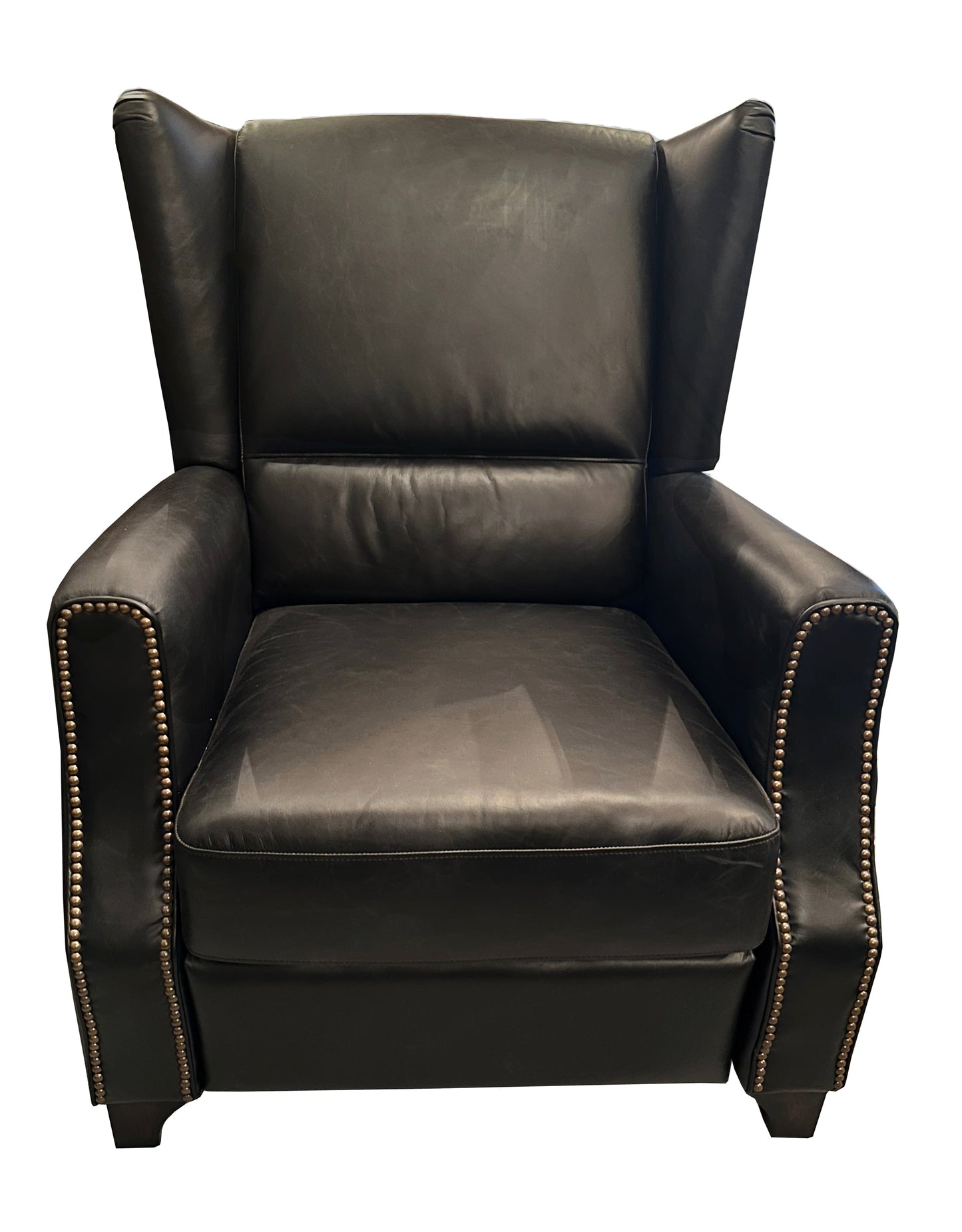 Stratford Leather Recliner Chair - Belon Black