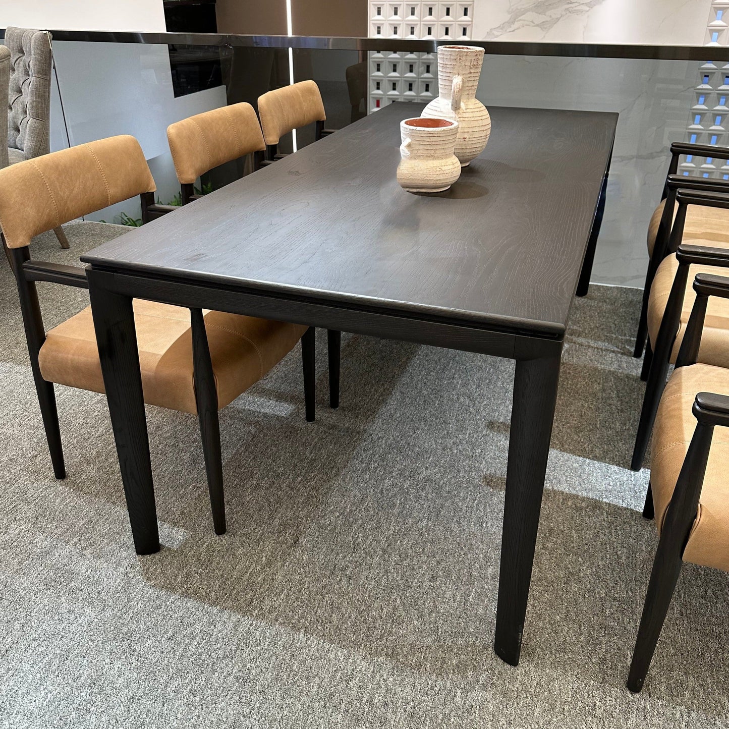 Savannah Dining Table - Walnut Finish