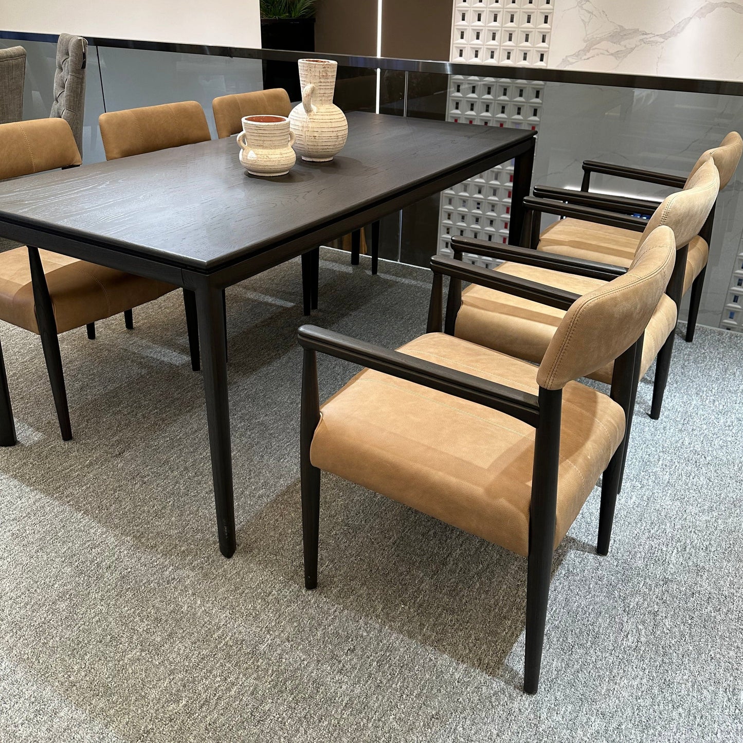 Savannah Dining Table - Walnut Finish