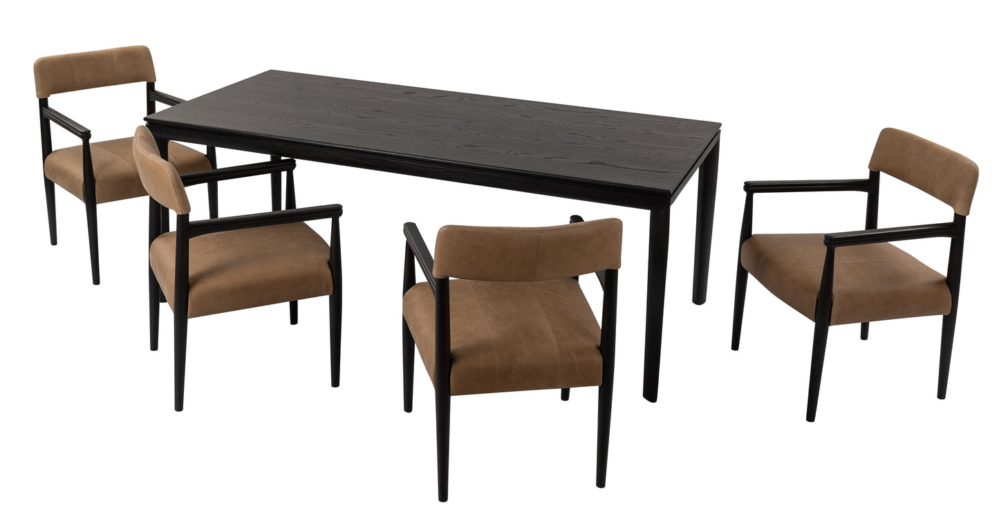 Savannah Dining Table - Walnut Finish