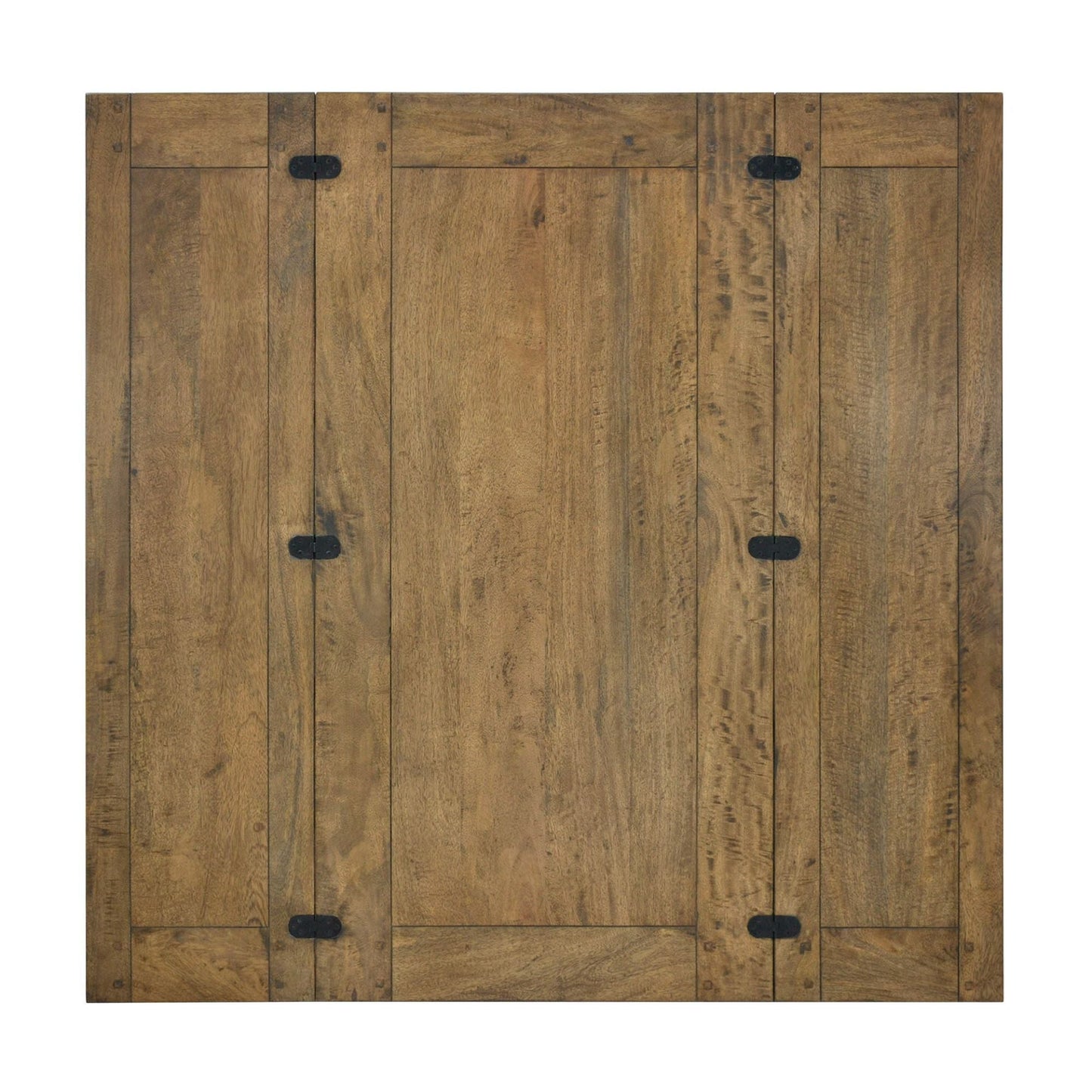 Alpine Fold Square Table - Rustic Light