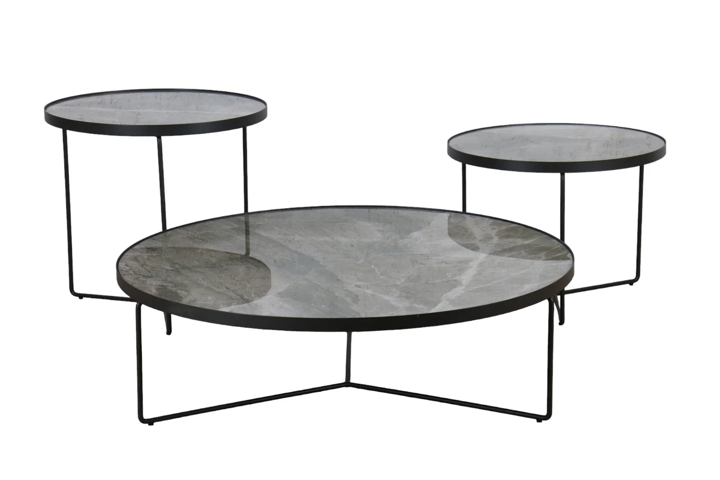 Marble Coffee Table Set of 3