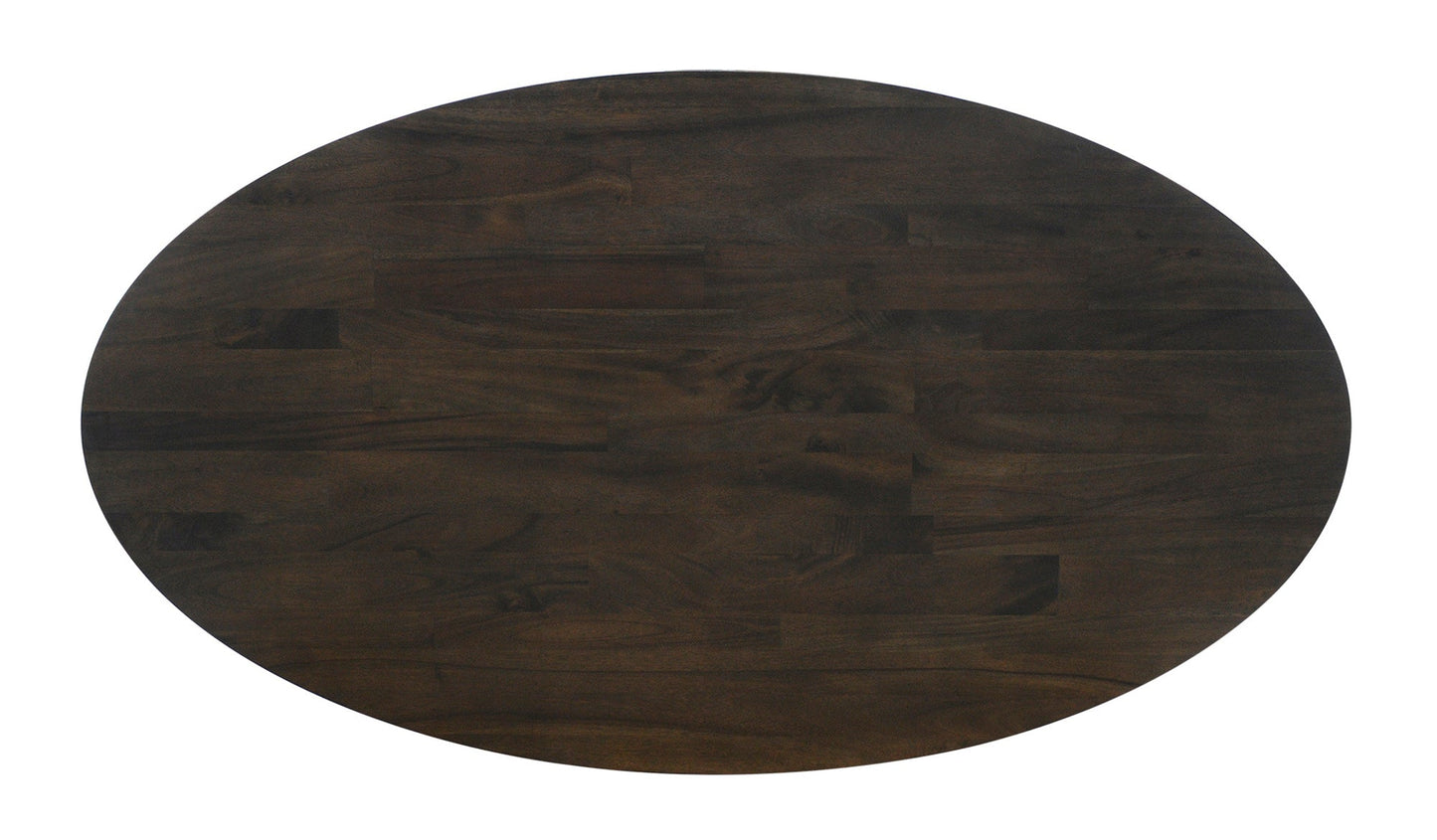 Malibu Oval Dining Table with Cone Base