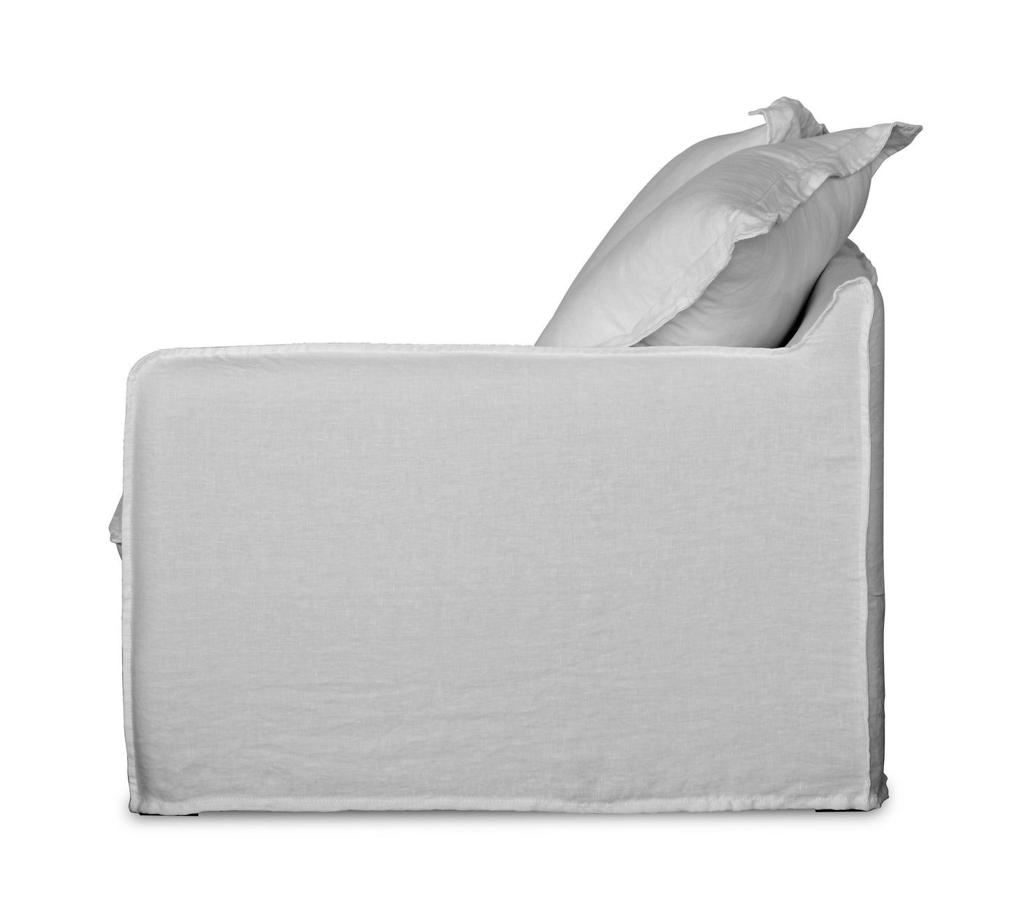 Oasis Washed Linen 3 Seat Modular Slip Cover Sofa - Natural