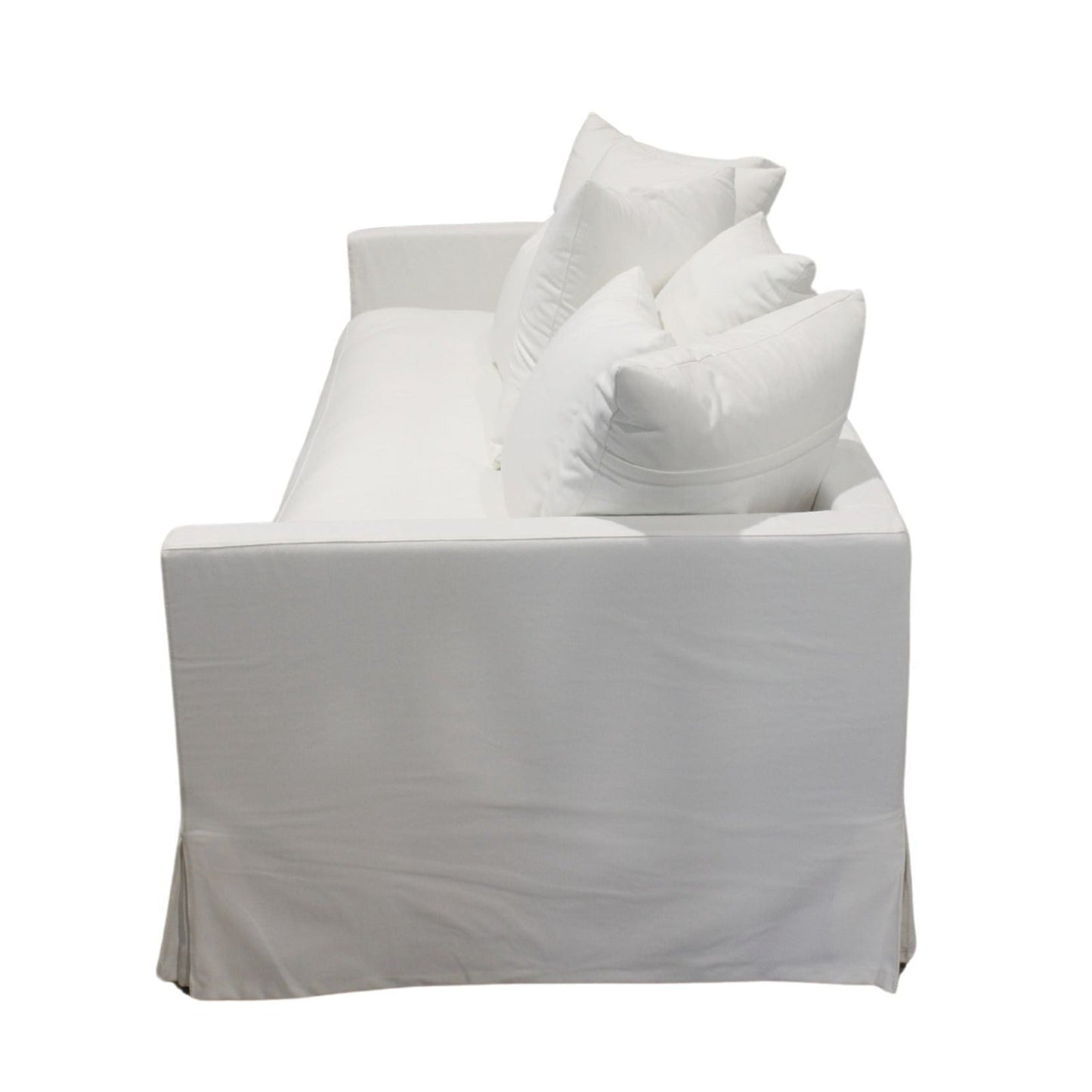 Luxe Slip Cover Sofa 4 Seater - Cream
