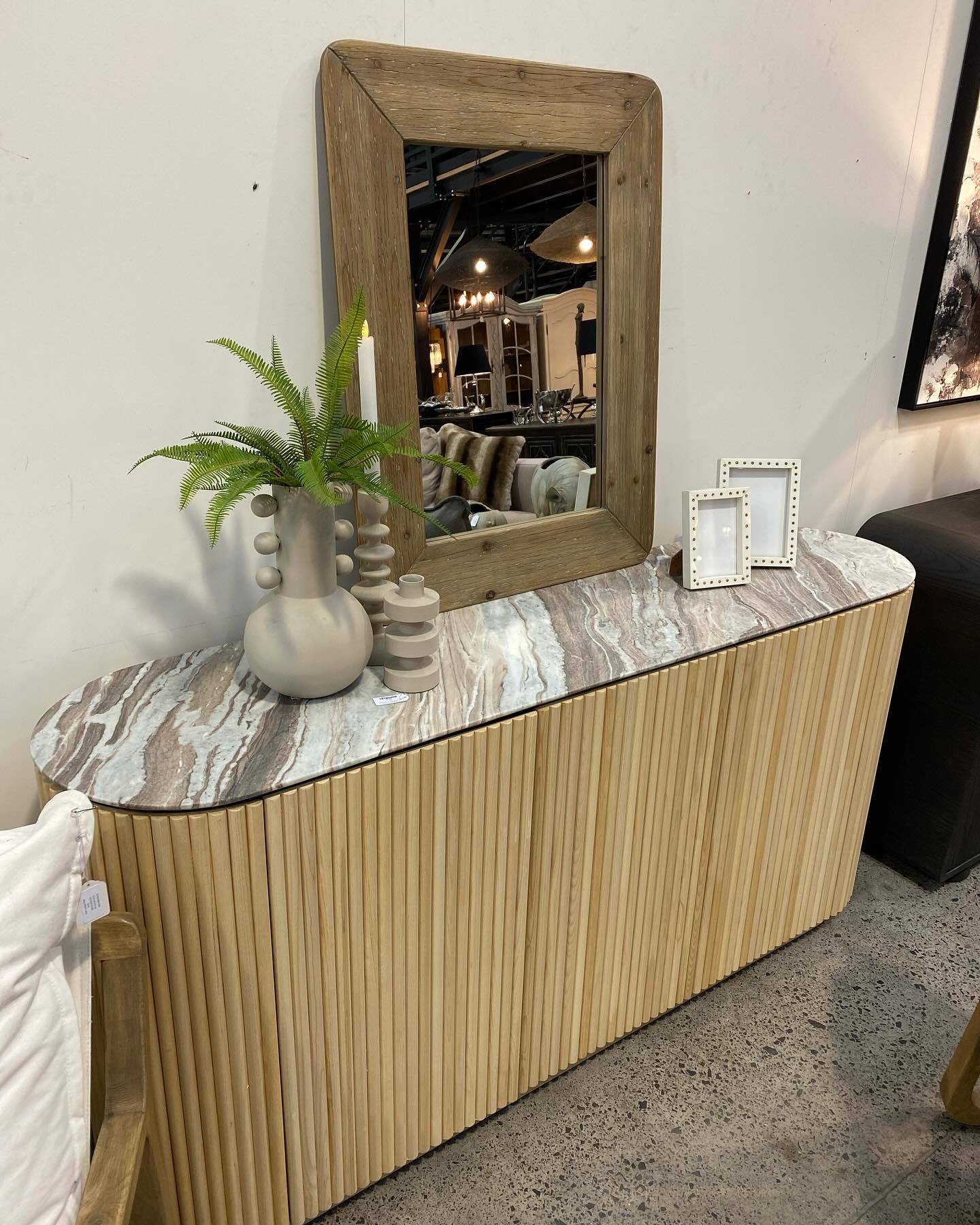 Straw Sideboard - Natural