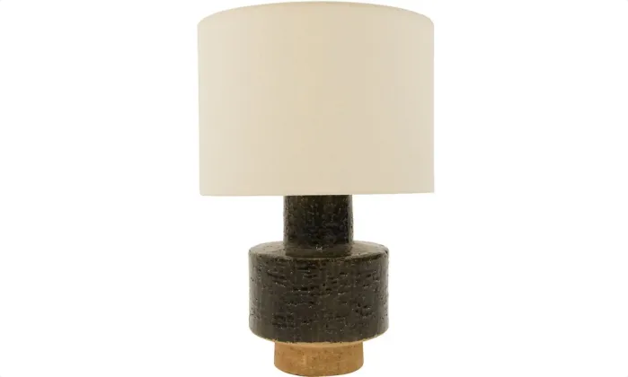 Mirabelle Terracotta Lamp W/ Linen Shade