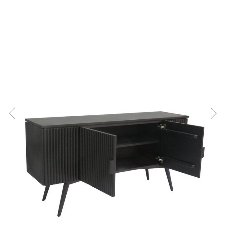 Remy Buffet Table 2 Door - Black