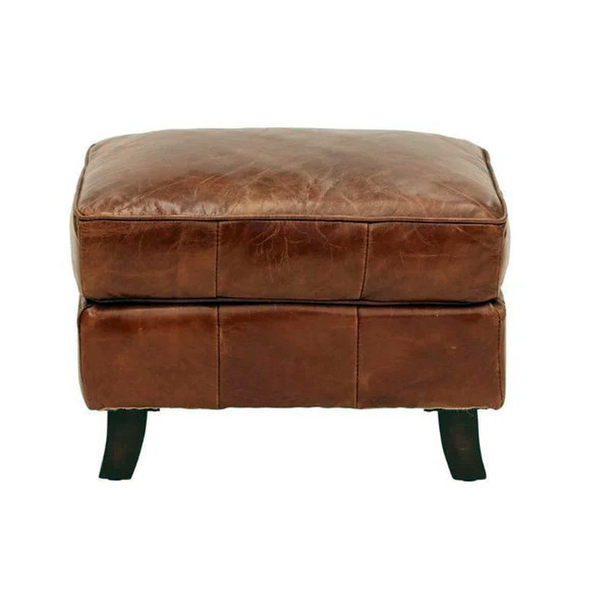 Curved Leg Ottoman Vintage Cigar