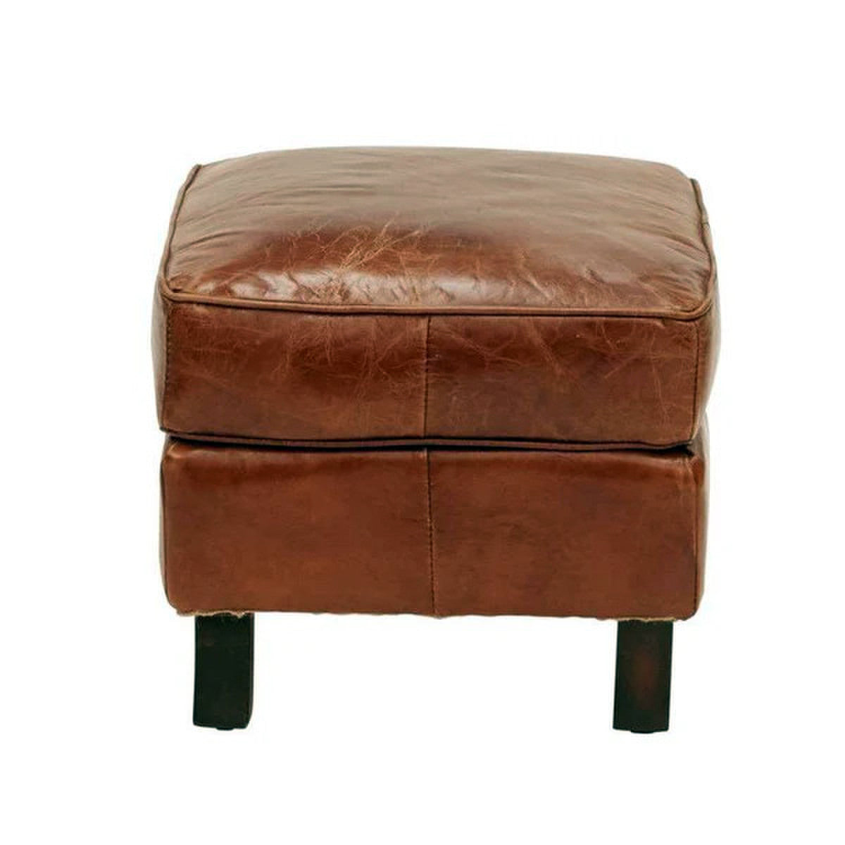 Curved Leg Ottoman Vintage Cigar