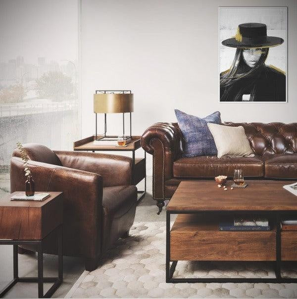 Vanguard Armchair - Vintage Cigar