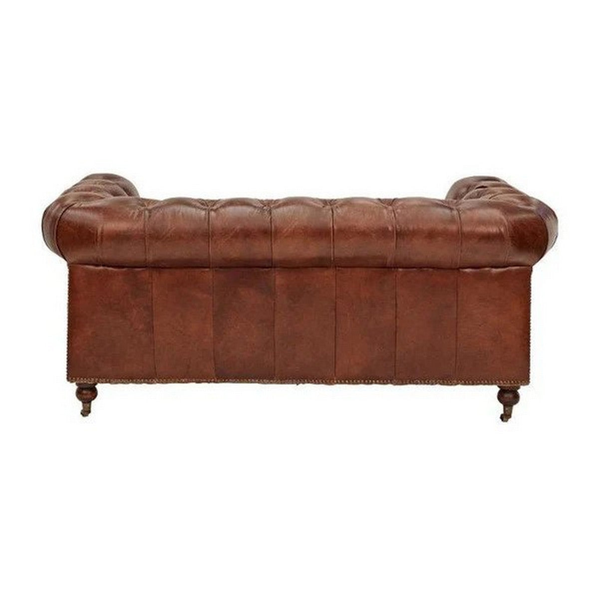 Chesterfield Aged Leather 2 Seater Sofa - Vintage Cigar