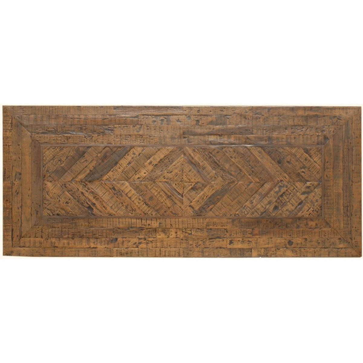 Chevron Parquet Dining Table - 1800