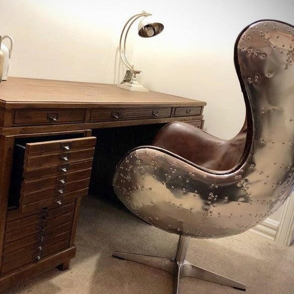 Pharmacy Reclaimed Fir Desk
