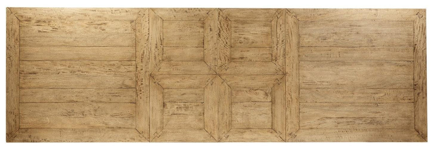 Bosquet Double Extension Dining Table - Rustic Light