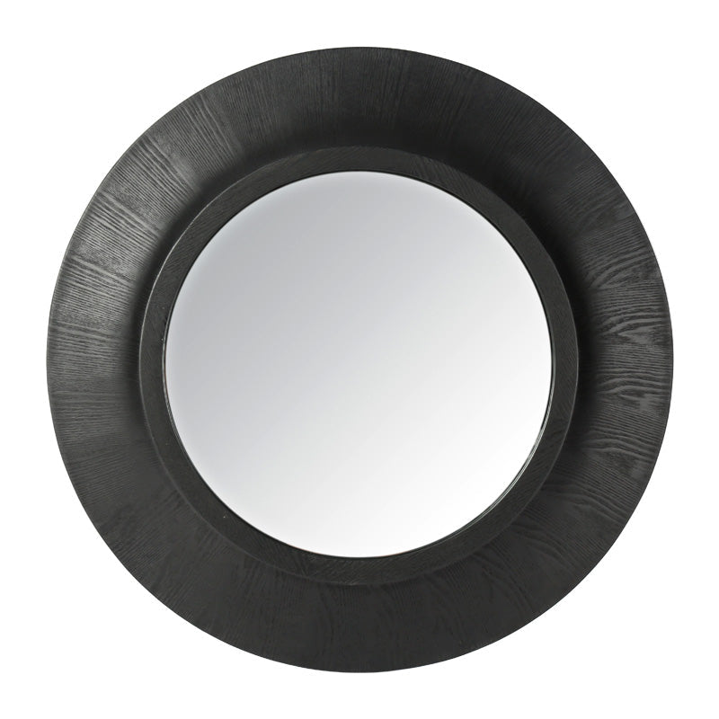 Madrid Wooden Mirror 90cm Round
