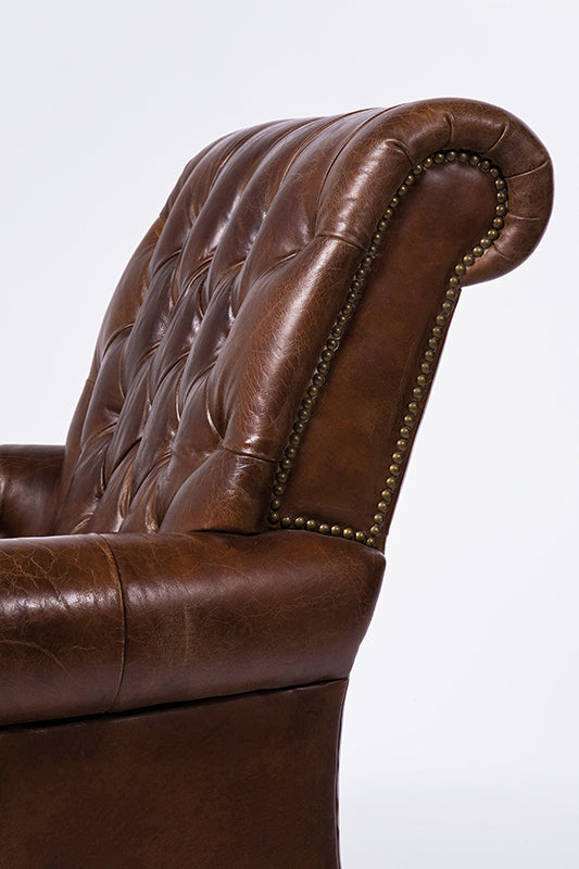 Waldorf Armchair - Vintage Cigar
