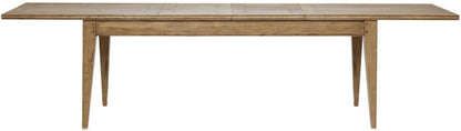 Bosquet Double Extension Dining Table - Rustic Light