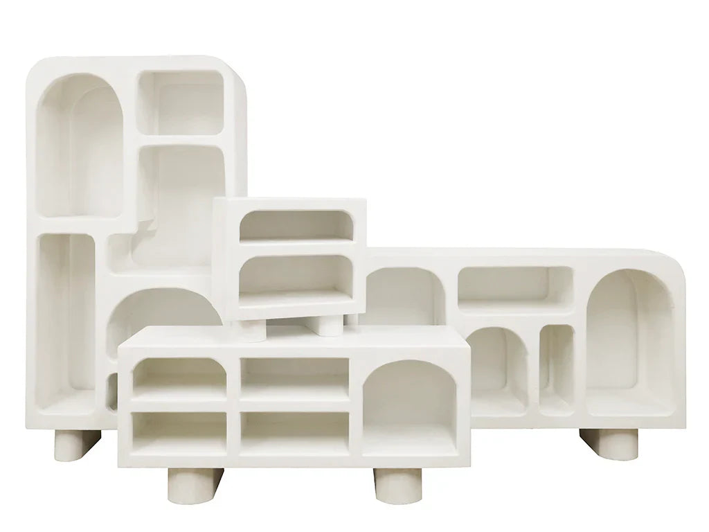 Bodhi Wooden Sideboard - Textured White