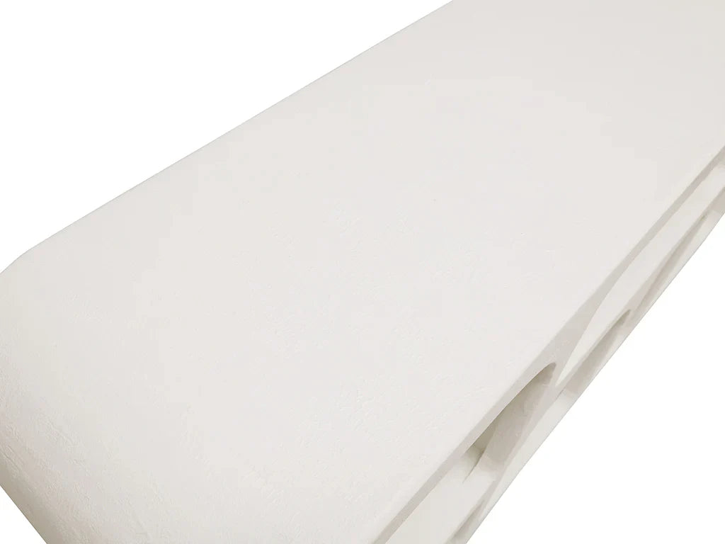 Bodhi Wooden Sideboard - Textured White
