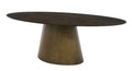 Malibu Oval Dining Table with Cone Base