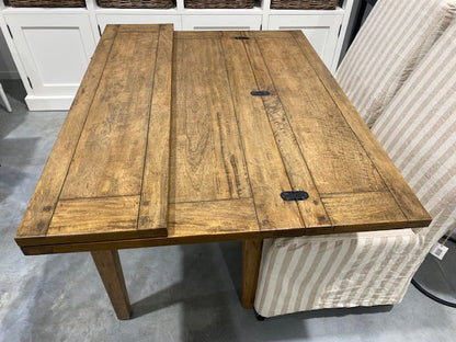 Alpine Fold Square Table - Rustic Light