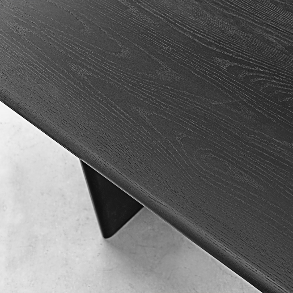 Athens Torri Dining Table - Black