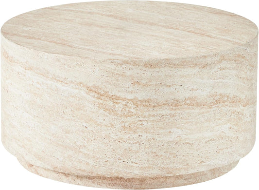 Lulu Travertine Look Coffee Table