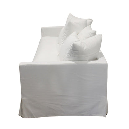 Luxe Slip Cover Sofa 4 Seater - Cream