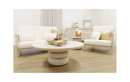 Pebbles Wooden Coffee Table
