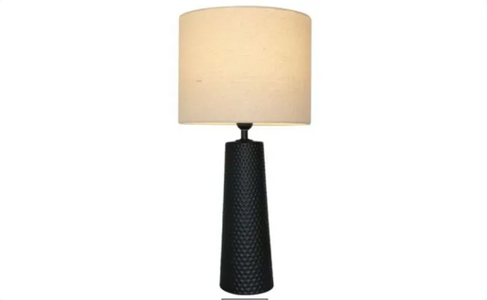 Larry Ceramic Lamp with Linen Shade