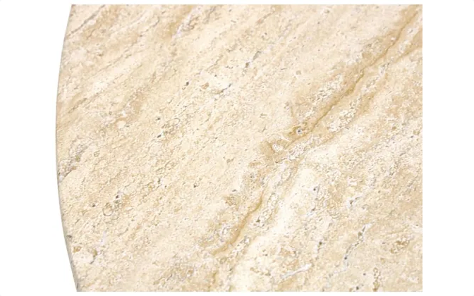 Liss Travertine Look Coffee Table
