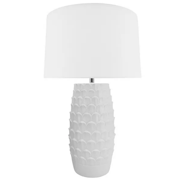 Artichoke Lamp B&S White 35x58 cm