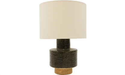 Mirabelle Terracotta Lamp W/ Linen Shade