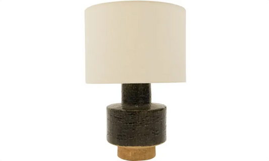 Mirabelle Terracotta Lamp W/ Linen Shade
