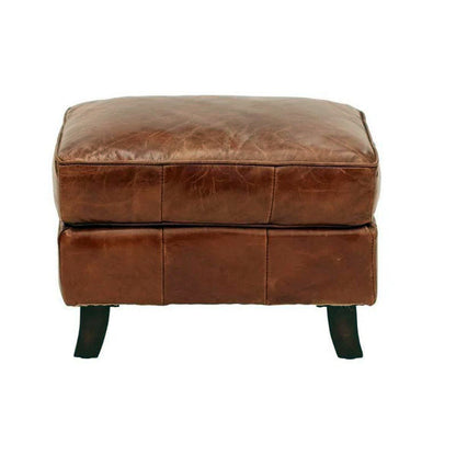 Curved Leg Ottoman Vintage Cigar