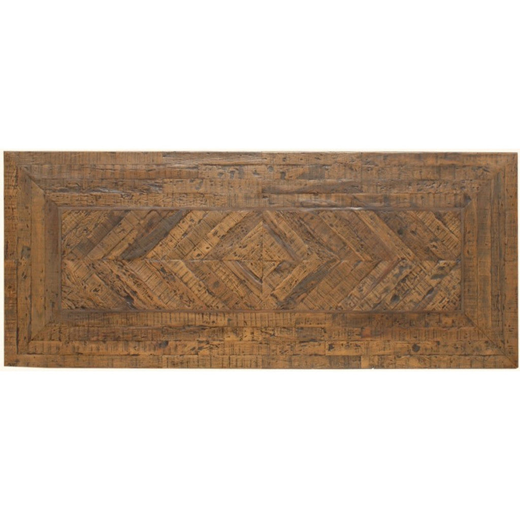 Chevron Parquet Dining Table - 1800