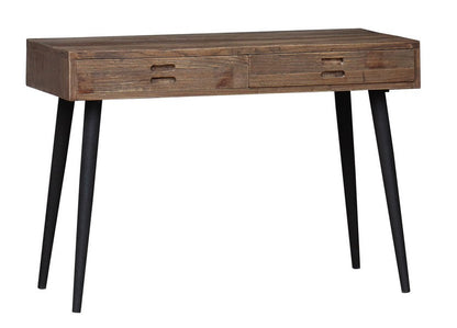 Desk | Console Table - Old Elm/Iron Legs
