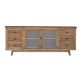 Reclaimed Oak Sideboard with Glass Doors