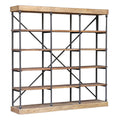 Large Elm Industrial Bookcase