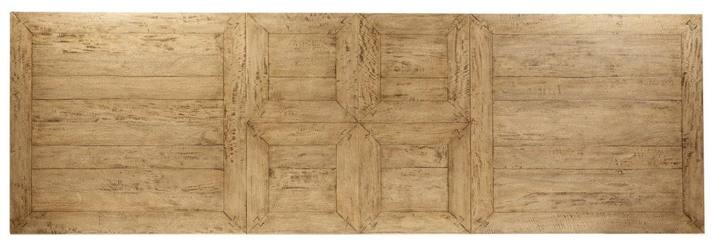 Bosquet Double Extension Dining Table - Rustic Light