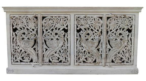Elayna Hand Carved 4 Door Sideboard