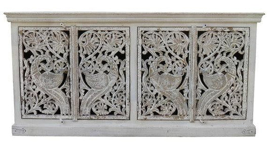 Elayna Hand Carved 4 Door Sideboard
