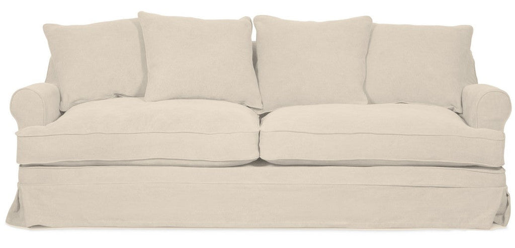 Newport 2.5 Seater Slip Cover Sofa- Salt & Pepper