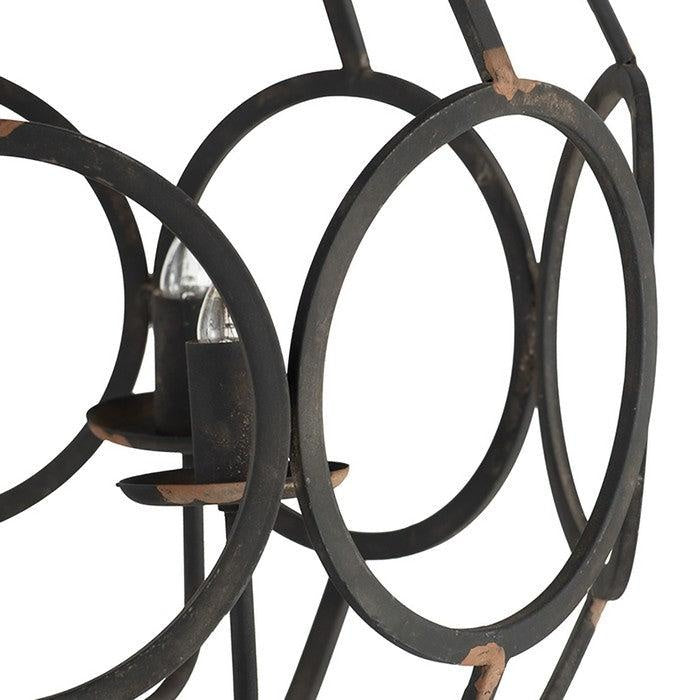 Ornate Malin Four-Light Orb Chandelier