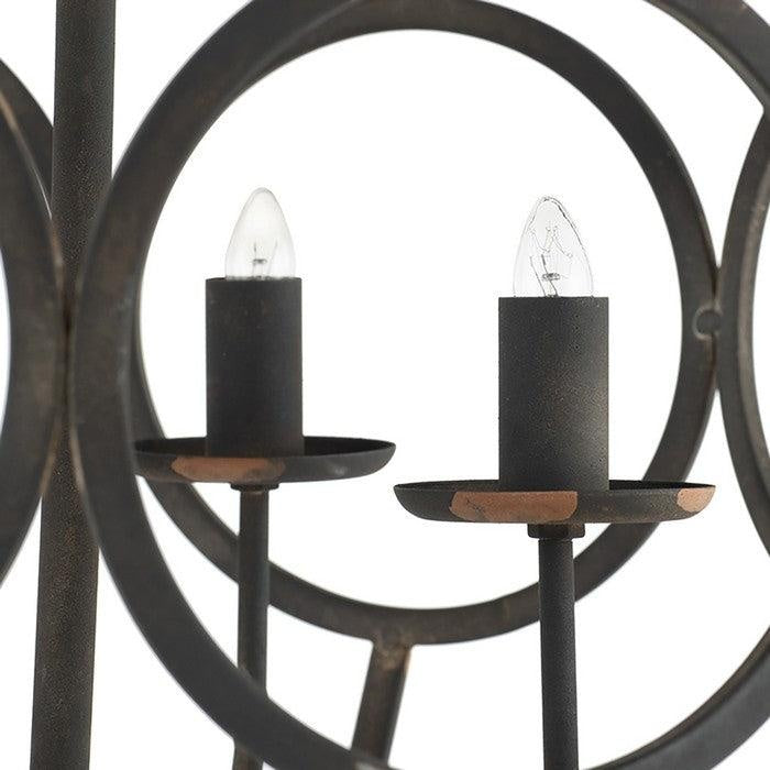 Ornate Malin Four-Light Orb Chandelier