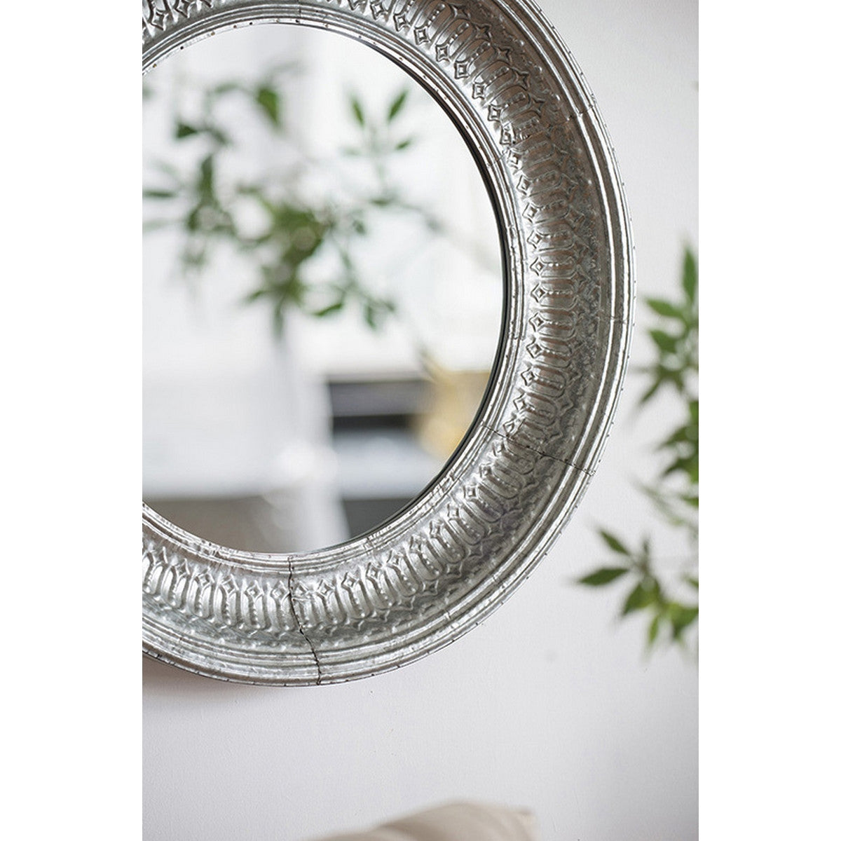 Metal Round Mirror