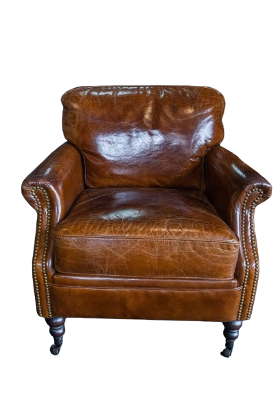 Winchester 1 Seater Sofa Chair - Vintage Cigar